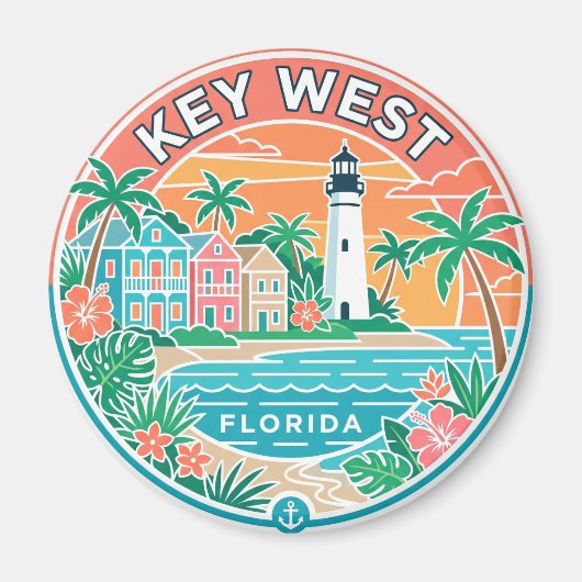 Aimant Key West, Floride (Devant)