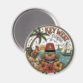 Aimant Key West Floride (Recto/Verso)