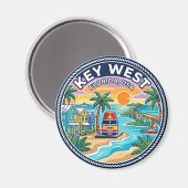 Aimant Key West Floride (Recto/Verso)
