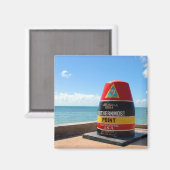Aimant Key West, Floride Point le plus au sud (Recto/Verso)