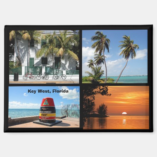 Aimant Key West historique Floride États-Unis (Recto)
