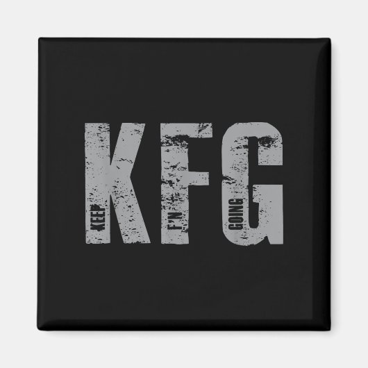 Aimant Kfg Continuez À Aller F'n Militaire (Devant)
