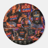 Aimant KGOD Radio Late Night  (Devant)