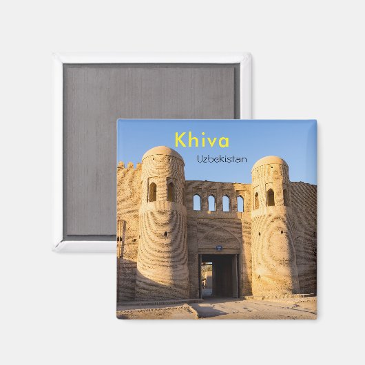 Aimant Khiva - Ouzbékistan (Recto/Verso)