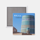 Aimant Khiva, Ouzbékistan - Islam Khodja Minaret (Recto/Verso)