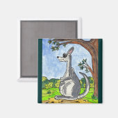 Aimant Kia l'aimant Kangaroo (Recto/Verso)