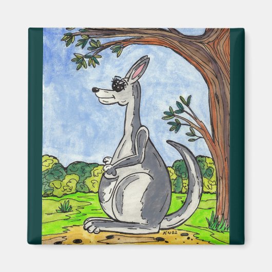 Aimant Kia l'aimant Kangaroo (Devant)
