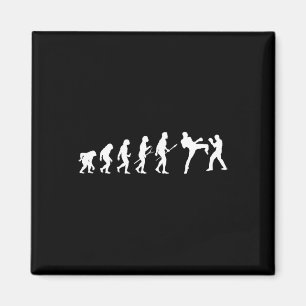 Aimant Kick Mma Kickboxing Boxeur Boxe Évolution Humaine