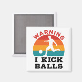 Aimant Kickball Warning (Recto/Verso)