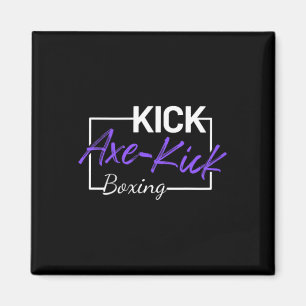 Aimant Kickboxing coup de hache