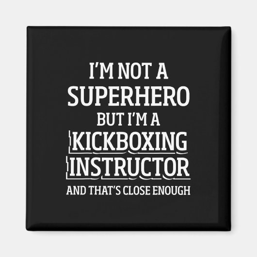 Aimant Kickboxing Instructor Kick Boxing Workout _5  (Devant)