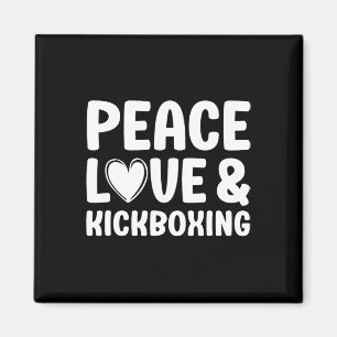 Aimant Kickboxing J'aime Kickboxing Kickboxer
