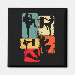 Aimant Kickboxing Kickboxer Karaté Taekwondo Garçons Enfa
