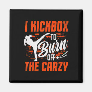 Aimant Kickboxing pour hommes femmes kickboxeur travail d