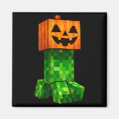 Aimant Kids Halloween Gamer Xel Jack O Lantern Pumpkin Bo (Devant)
