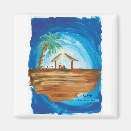 Aimant KidsArt for Choc - Paix sur Terre (Devant)