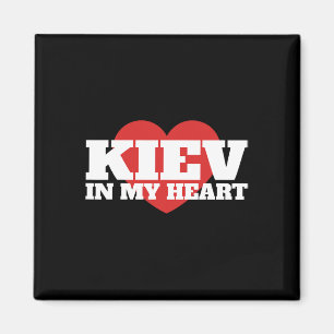 Aimant Kiev dans mon cœur - Souvenir de voyageur d'Ukrain