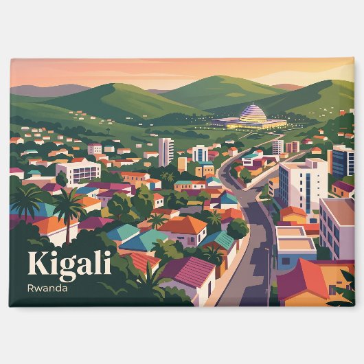 Aimant Kigali, Rwanda (Recto)