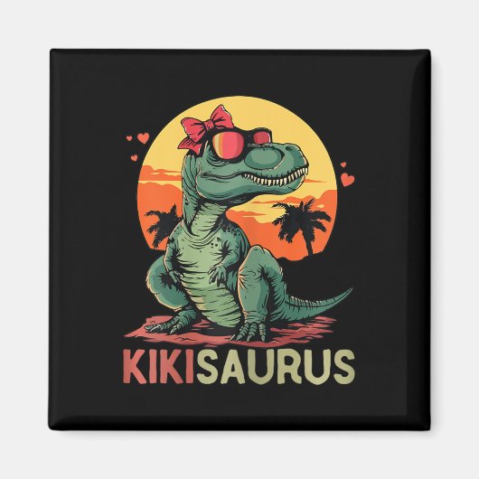 Aimant Kikisaurus Dino Dinosaur Kiki-saurus T-rex Mère (Devant)
