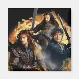 Aimant Kili, BILBO BAGGINS™, & THORIN OAKENSHIELD™ Art