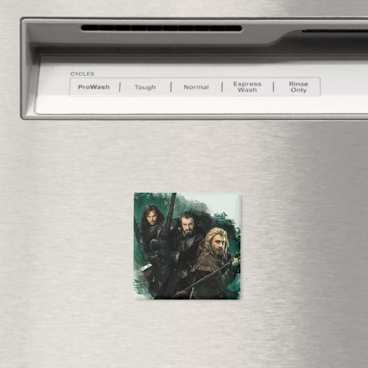 Aimant Kili, THORIN OAKENSHIELD™, & Fili Graphic (In Situ (Lave-vaisselle))