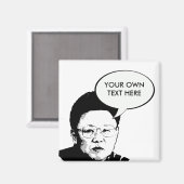 Aimant Kim Jong Il (Recto/Verso)