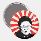 Aimant Kim Jong Il (Recto/Verso)