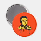 Aimant Kim Jong-il (Recto/Verso)