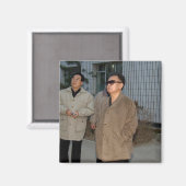 Aimant Kim Jong-il, Corée du Nord (Recto/Verso)