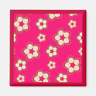 Aimant Kimono Rose rose Lotus