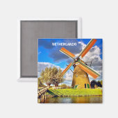 AIMANT KINDERDIJK, PAYS-BAS (Recto/Verso)