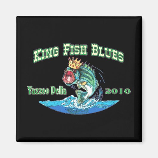 Aimant King Fish Blues Fest 2010 (Devant)