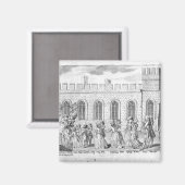Aimant King George III et Queen Charlotte (Recto/Verso)
