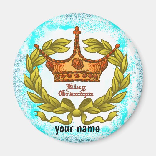Aimant King Grandpa Crown (Devant)