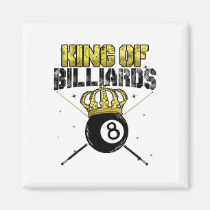 Aimant King Of Billiards Pool Queue Snooker Billard Jouer
