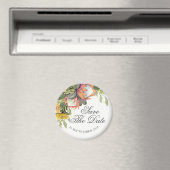 Aimant King Protea Bouquet Mariage Enregistrer l'aimant d (In Situ (Lave-vaisselle))