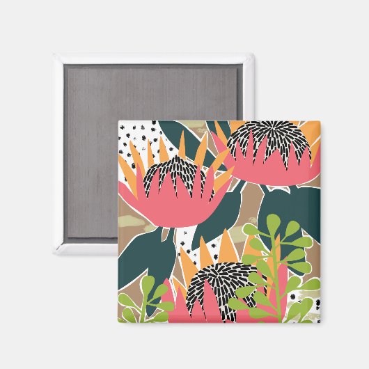 Aimant King Protea I (Recto/Verso)