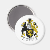 Aimant Kingston Family Crest (Recto/Verso)