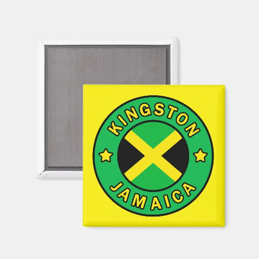 Aimant Kingston Jamaïque (Recto/Verso)