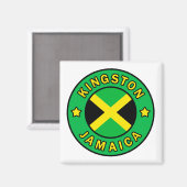 Aimant Kingston Jamaïque (Recto/Verso)