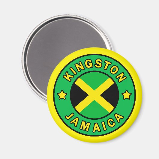 Aimant Kingston Jamaïque (Recto/Verso)