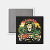 Aimant Kingston Jamaïque île Caraïbes (Recto/Verso)