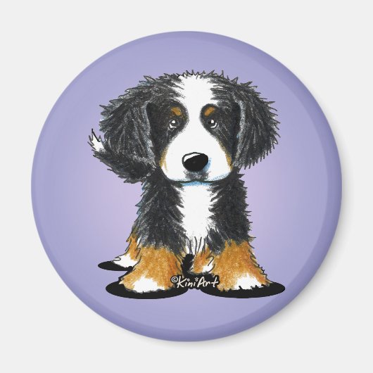 Aimant KiniArt Bernese Mountain Dog (Devant)