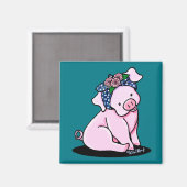 Aimant KiniArt Joli Cochon (Recto/Verso)