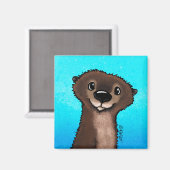 Aimant KiniArt River Otter (Recto/Verso)