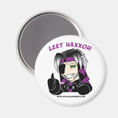 Aimant Kip "Leet Haxxor" (Recto/Verso)