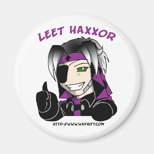 Aimant Kip "Leet Haxxor" (Devant)