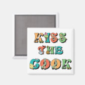 Aimant Kiss the cook (Recto/Verso)