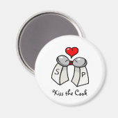 Aimant Kiss the cook (Recto/Verso)