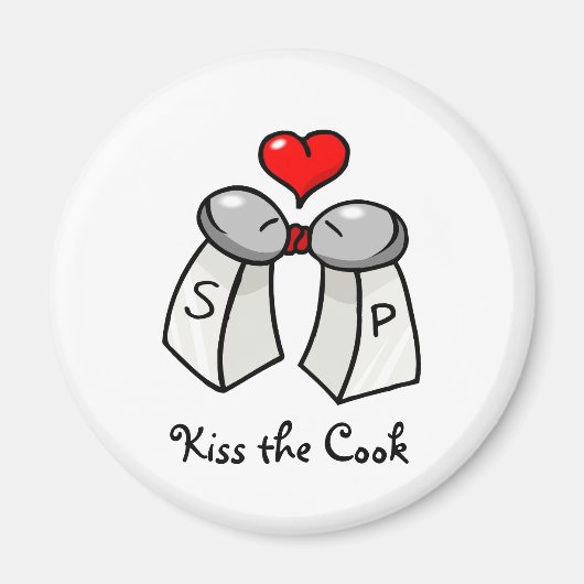 Aimant Kiss the cook (Devant)